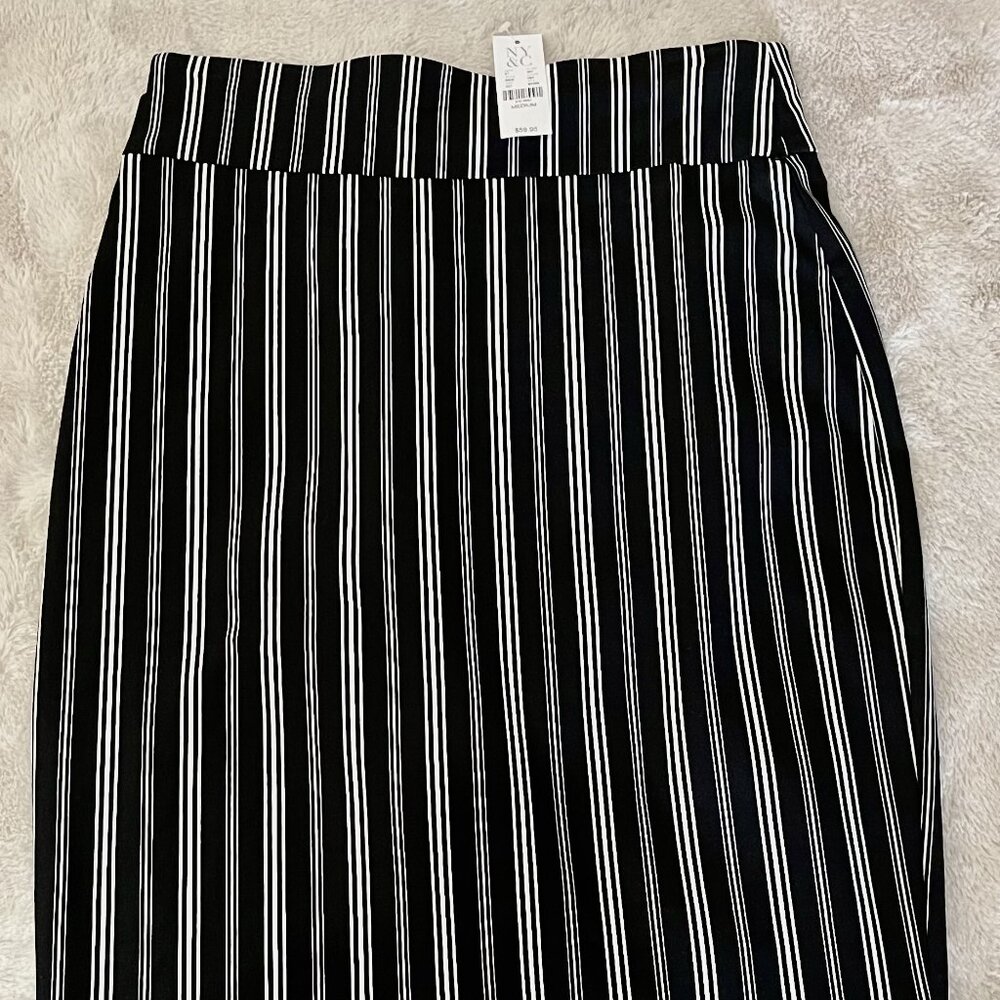Striped Pencil Skirt